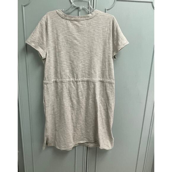 Chicos Zenergy Size Large 2 Lightweight T-Shirt Dress Casual Pockets Minimalist - Picture 7 of 7